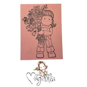 Super Cute Magnolia Rubber Stamp
